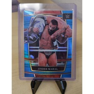 Jinder Mahal 2022 WWE Panini Select Light Blue /299